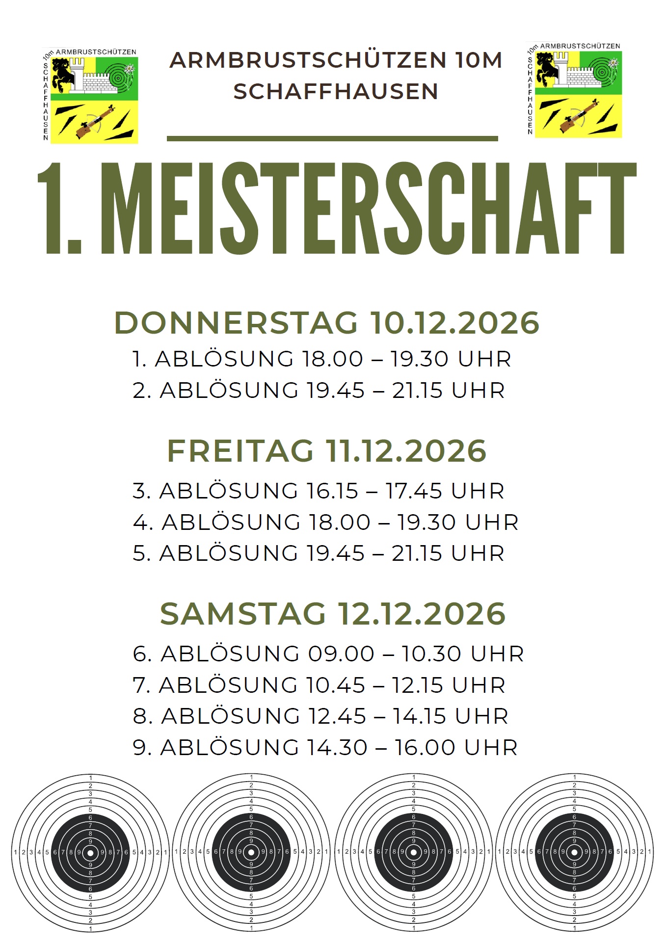 Flyer 1. Meisterschaft AS SH 2